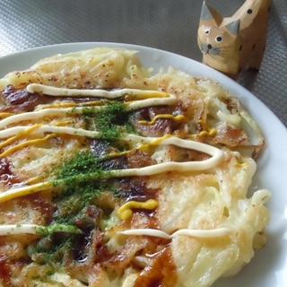 たっぷり野菜のモダン焼き風